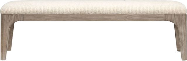Magnussen Home® Braelyn Camino Opal/Dorian Gray Bench with Upholstered Seat-1