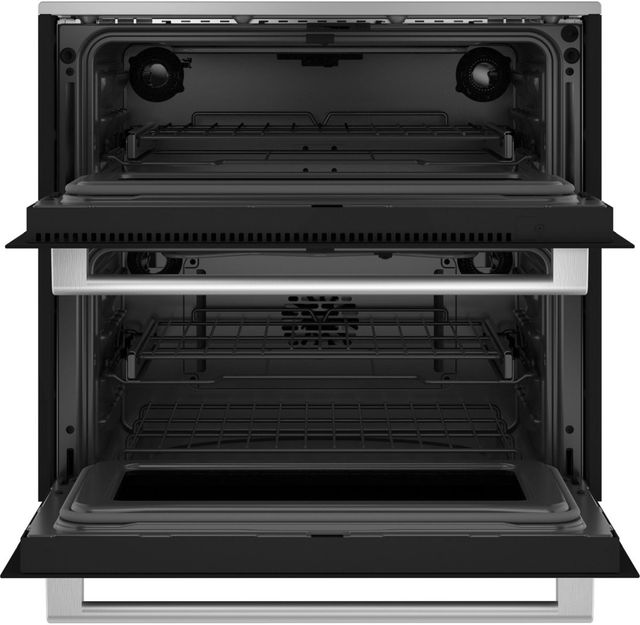 Café™ Minimal Series 30" Platinum Glass Double Electric Wall Oven-1