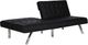 dhp furniture® Emily Black Convertible Futon-2