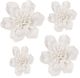 A & B Home 4-Piece Cream Wall Decors-0