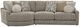 iAmerica Woodford 2pc Mushroom Cuddler Sectional-4