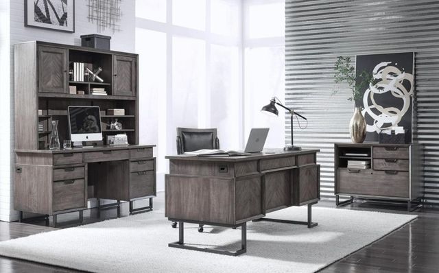aspenhome® Harper Point Fossil 66" Executive Desk-1