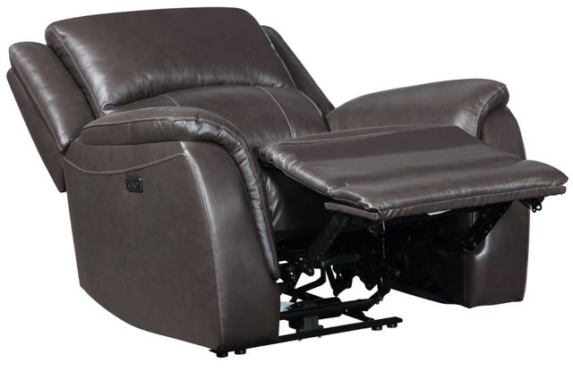 Steve Silver Co. Alexandria Chocolate Leather Power Recliner-4