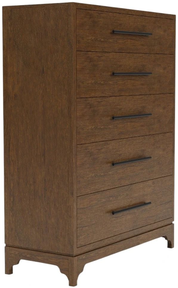 Riverside Furniture Calhoun Whiskey Oak 5-Drawer Chest-2