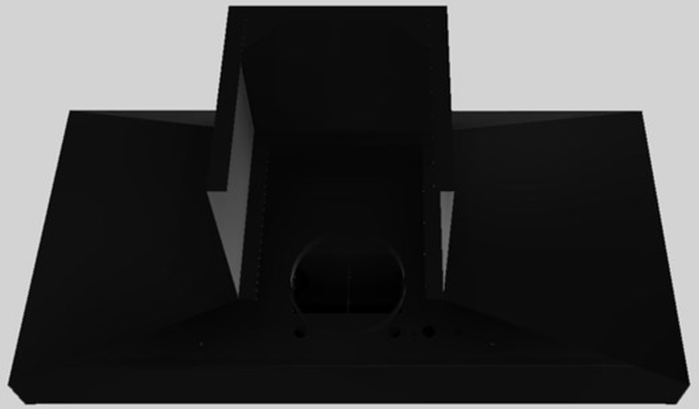 Vent-A-Hood® 48" Black Wall Mounted Range Hood-2