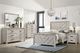 Elements International Eleanor White Full Panel Bed-1