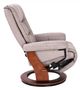 BenchMaster Valencia II Light Gray Manual Flip-Up Footrest Recliner-3
