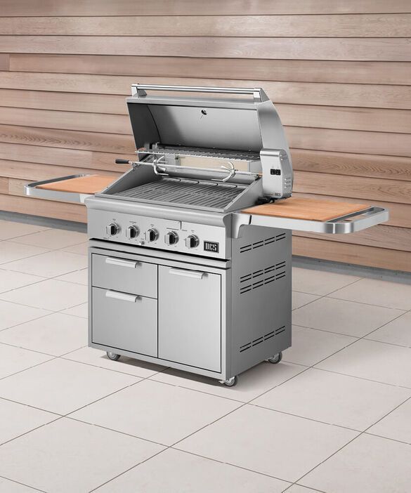 DCS Series 7 3-Burner Stainless Steel Built-In Liquid Propane Grill-4
