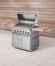 DCS Series 7 3-Burner Stainless Steel Built-In Liquid Propane Gas Grill-4