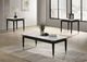 Furniture of America® Maidstone White End Table with Black Base-2