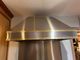 BlueStar Designer Series Hampton 36'' Stainless Steel Wall Mounted Range Hood with Brass Accents, 600CFM Blower included-0