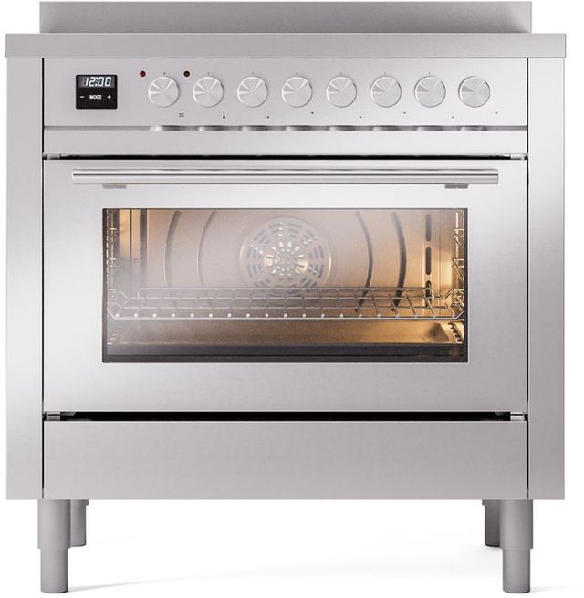 Ilve® Professional Plus II 36" Stainless Steel Pro Style Induction Range-2