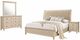 New Classic® Home Furnishings Loxley 4-Piece Sandwash Queen Panel Bedroom Set -0