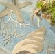 Nourison Home™ Waterside Blue 5'x7' Uniqued Shaped Rug-4
