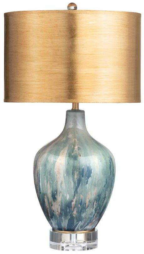 Crestview Collection Fleur Gray Table Lamp-0