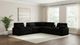 Coaster® Collins 7-Piece Black Modular Power Reclining Sectional-2