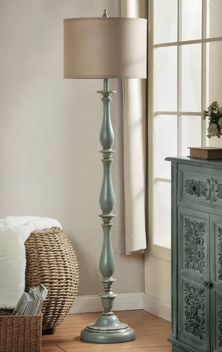 Stylecraft Blue-Green/Brown Floor Lamp-4