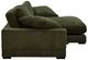 Moe's Home Collection Plunge 2-Piece Dark Green L-Shaped Sectional and Reversible Chaise-2