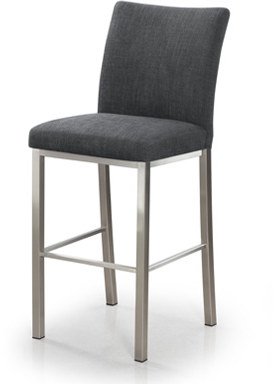 Tabouret de bar Biscaro en tissu Trica®-0