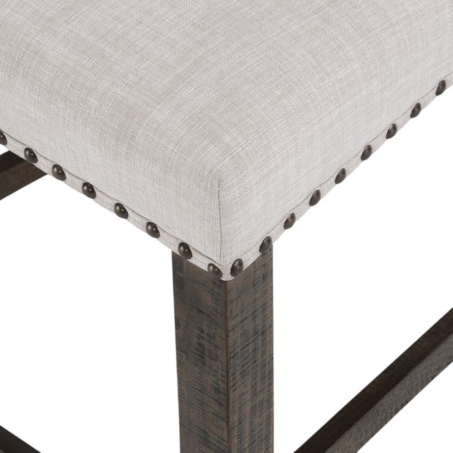 Jofran Inc. Willow Creek Chocolate Brown Counter Stool-3
