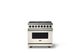 Viking® 7 Series 36" Pure White Pro Style Dual Fuel Range-0