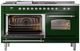 Ilve® Nostalgie II Series 60" Emerald Green Pro Style Dual Fuel Range-3