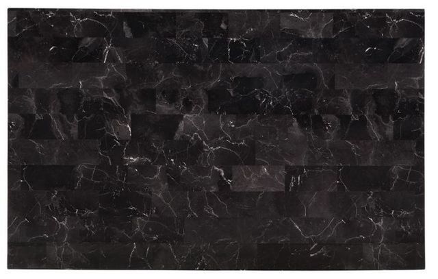 Mazin Furniture Tempe Black Dining Table with Faux Marble Top-2