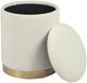TOV Furniture Zoe Cream Chenille Storage Ottoman-4