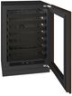 U-Line® Seamless Collection 24" 5.1 Cu. Ft. Panel Ready Wine Refrigerator with Glass Door-4