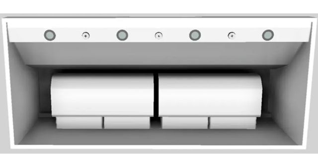 Vent-A-Hood® 54" White Wall Mounted Range Hood-3