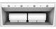 Vent-A-Hood® 54" White Wall Mounted Range Hood-3