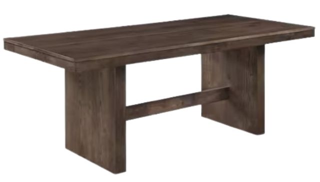 New Classic® Home Furnishings Kody 5-Piece Cream/Walnut Rectangular Dining Table Set-2