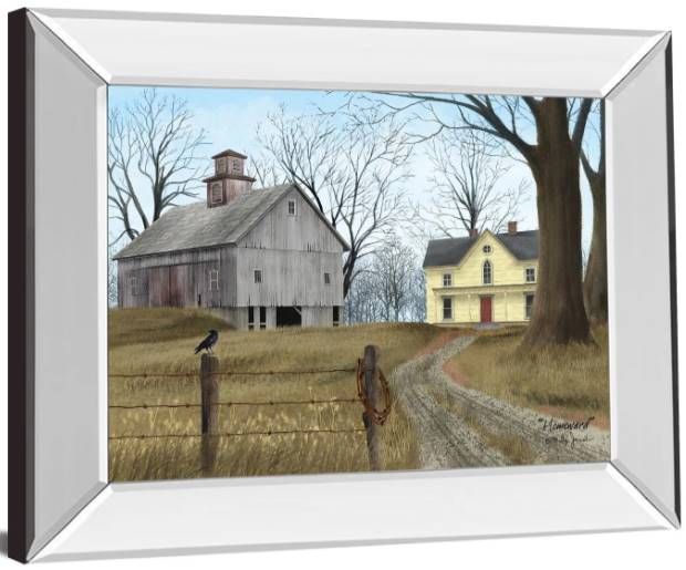 Classy Art Homeward by Billy Jacobs Mirrored Frame Wall Art-1