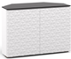 Salamander Designs® Chameleon Milan 323- White and Black Glass Corner Cabinet-0