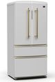 FORNO® Luigi 33 in. 18.0 Cu. Ft. White Counter Depth French Door Refrigerator-0