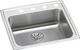 Elkay Lustertone® Classic Lustrous Satin 25" x 21-1/4" x 6-1/2" 1-Hole Single Bowl Drop-In ADA Sink with Perfect Drain®-0