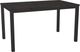 Amisco Customizable Azilis Thermo Fused Laminate Rectangular Dining Table Top with Metal Base-2
