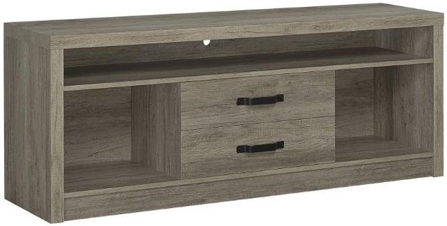 Coaster® Burke 3-Piece Gray Driftwood Entertainment Center-1