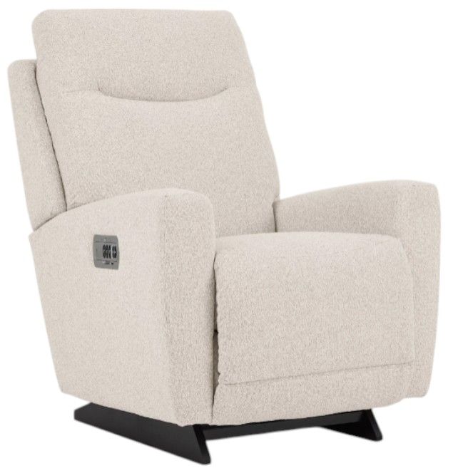 La-Z-Boy® Kodie Ecru Power Rocking Recliner with Headrest-0