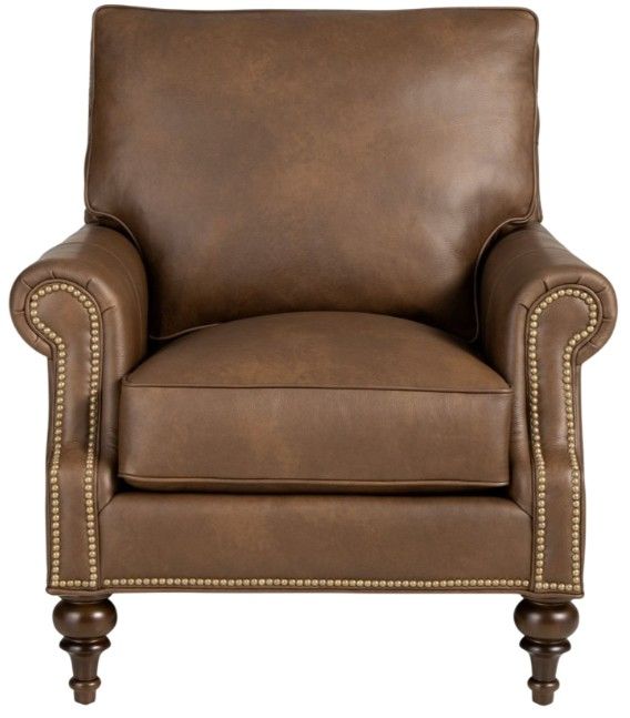 Craftmaster® Customizable CM Leather Accent Chair-1