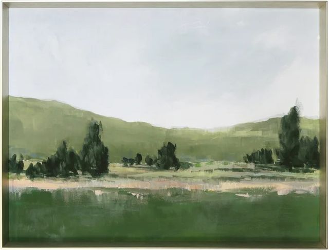 Stylecraft Quiet Meadow Under Soft Gray Wall Art-0
