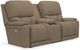 La-Z-Boy® Greyson Brick Power Reclining Loveseat with Headrest and Console-1