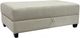 Decor-Rest® Furniture LTD Naples Ivory Storage Ottoman-0