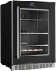 Silhouette® Reserve 24” Black Wine Cooler-2