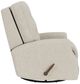 Flexsteel® Devon White Vanilla Swivel Gliding Recliner-2