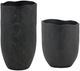 Uttermost® Komorebi 2-Piece Matte Black Vase Set-2