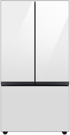 Samsung Bespoke 36 in. 30.0 Cu. Ft. White Glass French Door Refrigerator with AutoFill Water Pitcher