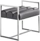 Mazin Furniture Juno Grey Ottoman-1