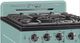 Unique® Appliances Classic Retro 24" Ocean Mist Turquoise Freestanding Gas Range-3