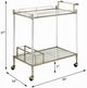 ACME Furniture Cirro Antique Mirror/Wire Brass Serving Cart-1